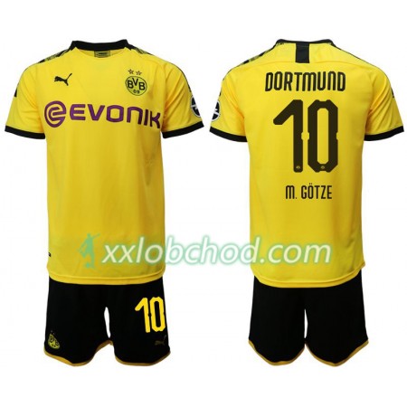 Fotbalové dresy Borussia Dortmund Mario Gotze 10 Dětské Domácí Dres 2019/20 Krátký Rukáv